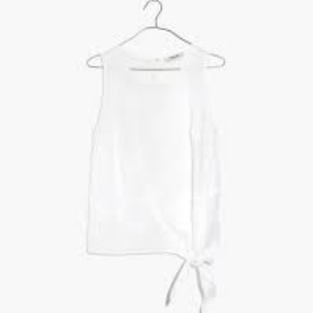 Madewell Embroidered Side-Tie Tank - Picture 4 of 4